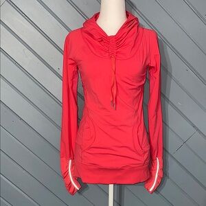 Lululemon Athletica Run Ambition Long Sleeve Pullover in Passion